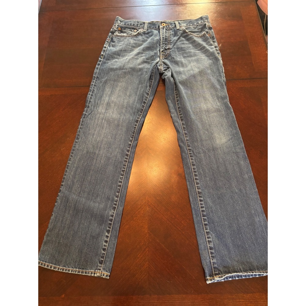 Lucky Brand 361 Vintage Straight Jeans Mens 32x32 Medium Wash Blue Denim